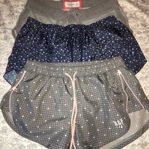 Set of 3 Abercrombie and Fitch shorts